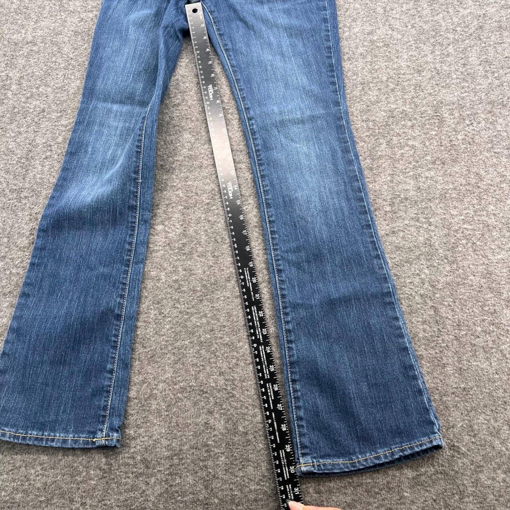 Old Navy The Flirt Bootcut Jeans Womens 00 Blue Medium Wash Stretch Denim Pants - Picture 12 of 13